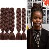 Cybelleza Treccine Africane Extension Capelli Sintetici 5pcs 60cm 500g Extension Capelli per Treccine Africane Finti Estensioni Trecce Afro Ombre Braiding Hair (Rosso Vibrante)