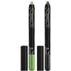 DUFYOC 2 Pezzi Ombretto Stick Occhi Glitter, Matitone Ombretto Occhi a Lunga Durata e Waterproof, Set Ombretti Stick in Crema Nero Stellato e Verde, Matita Ombretto Occhi per Trucco Party e Smokey Eye