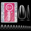 AIMEILI 504 Pezzi Unghie Finte 12 Taglie Tip in Gel per Unghie Nail Tips 12 | Soft Gel Tips Unghie Ricostruzione, Tip Unghie Artificiali con Custodia, Fake Nails, Manicure Accessori per Salone di Casa