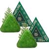Cmeilau Nature Shampoo solido triangolare,Erba naturale di foglie di cipresso per capelli secchi, Shampoo solido idratante, Balsamo solido, Lenisce e rinforza i capelli per donne e uomini (2pcs)