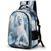 WECECE Zainetto Lion Pattern Ragazzo 10 Anni Zaino Scolastico Animal Lion Bambine Elementare Cartella Elementare Libri Quaderni, School Bag Regalo Compleanno Lezioni Tempo Libero