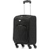 Flight Knight Lightweight 4 Wheel 800D Soft Case Suitcase Robust Anti Crack Cabin Carry On Hand Luggage Approved For Over 100 Airlines Including easyJet, BA & Many More!
