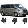 Accesorionline Coprisedili auto compatibili con Ford Transit Custom in tessuto nero (9 posti)