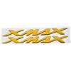Zohisin Coppia di adesivi per moto tridimensionali gialli adesivi XMAX compatibili con Yamaha X-MAX XMAX 125 250 400 emblema moto adesivo resistente decorativo e facile da applicare senza attrezzi