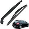 Ruolin Braccio e Spazzola Tergilunotto Posteriore, Braccio Tergicristallo Posteriore e Gomma Tergicristallo Compatibile con Fiat Bravo 2007-2012