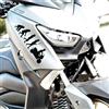 Generico Kit 2 adesivi evoluzione compatibili con Yamaha X-MAX X MAX 300 decal grafiche carene scooter Cod. 2036 (070 Nero)