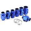 Tyenaza Tubo per giunto universale per temperatura dell'acqua, adattatore per sensore di temperatura per tubo flessibile per tubo universale per acqua in metallo per auto blu 26mm - 40mm(38mm)
