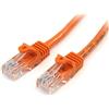 StarTech.com Cavo di rete CAT 5e - Cavo Patch Ethernet RJ45 UTP Arancio da 1m antigroviglio