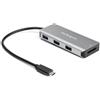 Startech.com Hub usb StarTech USB-C a 3 porte con lettore schede SD [HB31C3ASDMB]