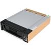 Startech.com Cassetto rack portatile Startech per disco rigido SATA in alluminio da 5.25" Nero [DRW150SATBK]