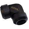 ALPHACOOL Raccordo a compressione Alphacool Icicle 13mm HardTube Presa a vite 90gradi L-Connector Tubi in ottone acrilico Nero [17444]