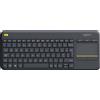 Logitech Tastiera Logitech K400 plus Tv tastiera RF wireless qwerty Nero