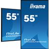 Iiyama Monitor Digital Signage Led 55'' Iiyama ProLite LH5560UHS-B2AG 4K Ultra HD 3840x2160p/6.5ms/2GB/16GB/Android 11/Classe E/Nero [LH5560UHS-B2AG]