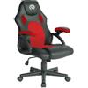 Gluck Sedia Gaming Gluck GHGC242647 Comfort Ergonomico 5 Ruote Nero-Rosso [GHGC242647]