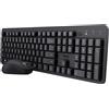 Trust Tastiera e Mouse Trust Wireless Silenziosi Ody II 1600dpi Nero [25019]