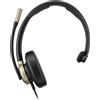 Cuffie Hp Poly Mission 815 con Microfono Mono On-Ear Cablate Riduzione Rumore IA Usb tipo A Usb tipo Certificate Teams-Zoom Nero [C01