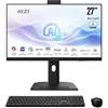 Msi Pc All-in-one 27" Msi Modern AM273QP AI 1UM-417EU Qhd Intel Core Ultra 7-155H 16G 1000GB Win11Pro Nero [MODERN AM273QP AI 1UM-417EU]