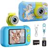 ARNSSIEN X101 fotocamera digitale per bambini | blu/bianco - molto buono