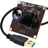 IFWATER Modulo fotocamera USB 1080P USB3.0 ad alta velocità 50 fps, webcam a bassa illuminazione 0,01 Lux con lente senza distorsione a 53°, Plug & Play per stampante 3D, ispezione industriale e
