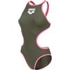 ARENA Costume Donna One Big Logo Costume Intero Piscina Verdone Taglia 44 ITA