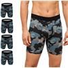 ZLYC Boxer da Uomo in Cotone a Gamba Lunga Confezione da 3/4