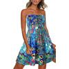 CHICGAL Summer Dress Morbido Donna | Abiti casual da donna, carino hawaiano spiaggia vacanza abiti, alla moda boho tubo top abito da sole