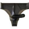 LATEJSRUBB Boxer in Latex da Uomo,Slip Pantaloncini in Lattice Gomma Naturale Pantaloni Corti Boxer Shorts Cosplay Costume