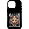 Japanese Aesthetic by Tokyo Waves Custodia per iPhone 16 Pro Yokai Oni Face Devil - Maschera per tatuaggi giapponesi