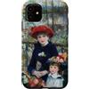 RelaxArtWorld Custodia per iPhone 11 Due sorelle sulla terrazza di Pierre-Auguste Renoir (1881)