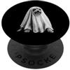 Halloween Yorkie Dog Owner Ghost Dog Gif Yorkshire Terrier Halloween amante dei cani spettrale fantasma spaventoso PopSockets PopGrip Adesivo