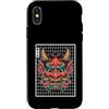 Hannya Oni By Tokyo-Waves Custodia per iPhone X/XS Maschera giapponese del diavolo Hannya Oni Maschera Yokai Oni
