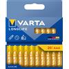 VARTA Pile AAA, Confezione da 20, Longlife, alcaline, 1,5 V