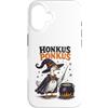 Vintage Halloween Farm Custodia per iPhone 16 Honkus Ponkus Wizard Goose Funny Halloween Witch Humor