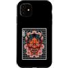 Japanese Aesthetic by Tokyo Waves Custodia per iPhone 11 Yokai Oni Face Devil - Maschera per tatuaggi giapponesi