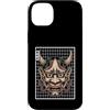 Japanese Aesthetic by Tokyo Waves Custodia per iPhone 14 Plus Maschera giapponese del diavolo Yokai del diavolo Hannya Giappone Oni