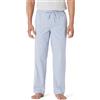 Amazon Essentials Pantaloni Pigiama da Uomo in Popeline di Cotone, Linea Dritta, con Coulisse ed Elastico in Vita