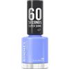 Rimmel London Rimmel 60 Seconds Super Shine Smalto, Smalto asciugatura rapida, Colore vibrante, A lunga tenuta, 8 ml, 856 Blue Breeze