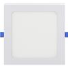 Parama Pannello LED quadrato 6W IP20 70LM/W foro 106x106mm Osram Chip LED driver EagleRise bianco freddo 6000K