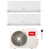 TCL Climatizzatore Dual Split TCL BreezeIN P5 9+9 con MT1821 R-32 Wi-Fi Integrato