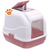 Imac Easy Cat Lettiera Chiusa (50x40x40cm) - Bianco/Rosa Antico