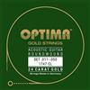 Optima, Corde per chitarra acustica/folk Gold Strings, Set, 1747.CL