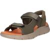 Skechers Sandali da uomo slip-ins Go Walk Flex Easy Entr, colore kaki