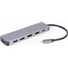 Gembird A-CM-COMBO3-03 USB Type-C 3-in-1 multi-port adapter (Hub + HDMI + PD)