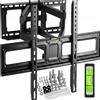 King Mount Supporto a parete girevole e inclinabile per TV King Mount KG-1043, modello California, per schermi da 32 a 85 pollici, fino a 45 kg. GS, compatibile VESA 600x400, ideale per TV LED