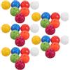 HOMOCONO 35 Pezzi Pallina da Allenamento Golf in Plastica 42mm, 26 Fori | Pratica Versatile in Casa o Campo, Visibilità Colorata, Nontossica, Adatta a Principianti e Famiglie