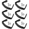 HAKIDZEL 6 Impostati Set Maniglie Laterali per Kayak con Viti | Impugnatura Comoda Antiscivolo, Montaggio Semplice, per Kayak e Barca, PVC e Pp, Uso Esterno