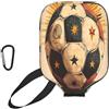 Generic pickleball Racket Case Vintage Soccer Ball pickleball Paddle Cover | antigraffio Impermeabile Copri paddle pickleball Racchetta Per Allenamento uomini e donne sport