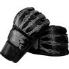 Zerodis Qcwwy Mezzo Dito Guantone da Pugilato Presa Forte | Guanto da boxe a mezze per l\'allenamento di Muay Thai, borsa da allenamento ergonomica in pelle PU nera con presa forte,