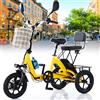 Generic Triciclo elettrico da carico per adulti, pieghevole, ideale per pendolari.