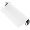 KOMBIUDA 20 Pezzi Borsa Porta Scarpe Coulisse 30x40 in PE Bianco | Protegge le Scarpe, Mantiene Organizzazione, Formato 30x40, per Guardaroba e Valigia, Chiusura Coulisse